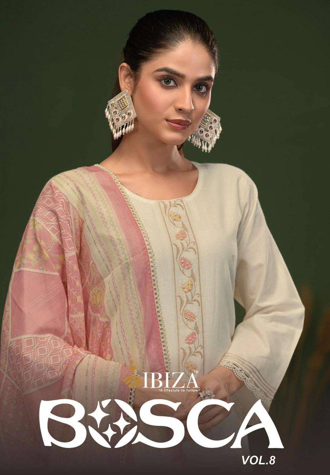 Ibiza bosco vol 8 cotton wholesale dress material